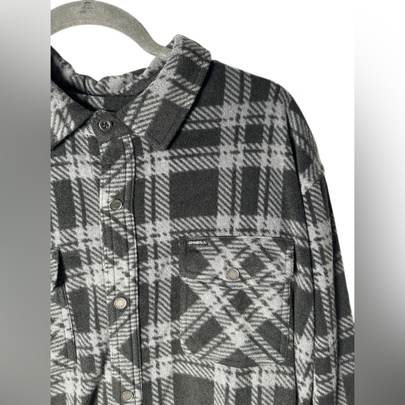 O’Neill Men’s XL Plaid Button-Up Shirt Flannel Style Long Sleeve Standard Fit - Picture 5 of 8